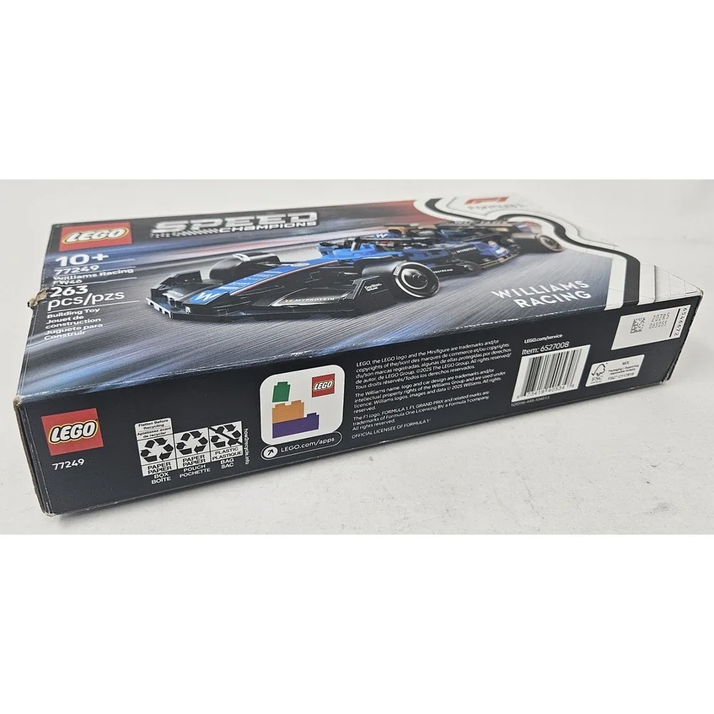LEGO Speed Champions: Williams Racing FW46 F1 Race Car (77249), Open Box/New